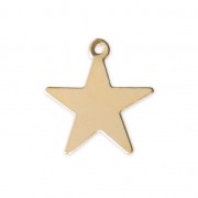 Star charm 15x14 mm - Gold-filled x1|raw }}
