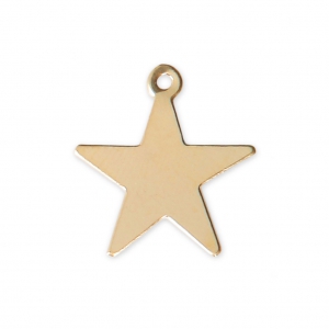 Star charm 15x14 mm - Gold-filled x1