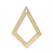 Gold Filled sequin 21x14.5 mm x1