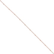 Belcher chain with round beds 2.00 mm Rose Fine Gold Plated x1m|raw }}