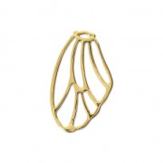 Pendant/spacer butterfly's wing 20.5x12 mm fine Gold plated  x1|raw }}