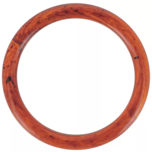 26.5 mm imitation Amber ring x1