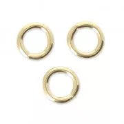 Round jumprings open 3 micron 5x0.9 mm - Gold Plated 3 microns x6