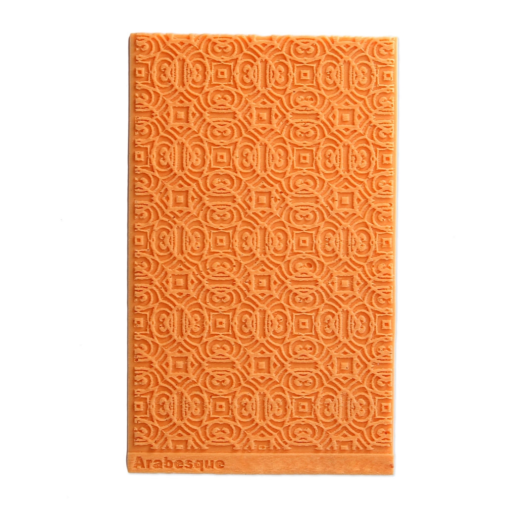 Clay Texture Sheets For Polymer Clay 74x115 Mm Arabesque Perles Co