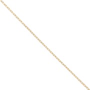 Trace chain 1.6 mm Gold plated 3 microns x50 cm|raw }}