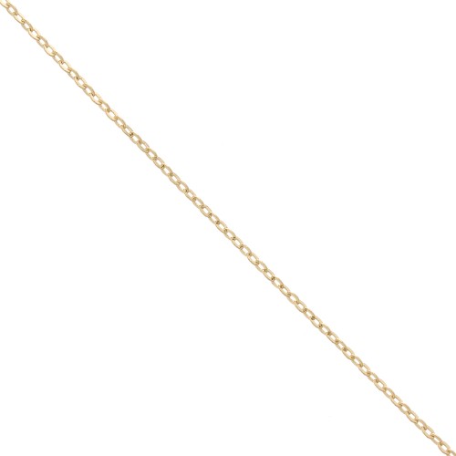 Trace chain 1.6 mm Gold plated 3 microns x50 cm