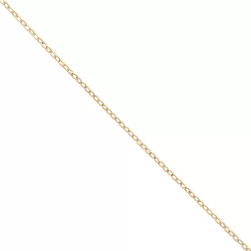 Trace chain 1.6 mm Gold plated 3 microns x50 cm