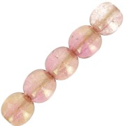 Round beads 4mm Luster Rose x50