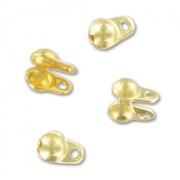 Ball chain terminators 1.5mm - Gold plated x50|raw }}