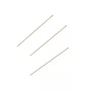 Rose Gold-filled Eye Pin 25x0,41 mm x10