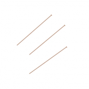 Rose Gold-filled Eye Pin 25x0,41 mm x10