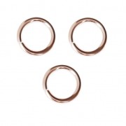 Rose Gold-filled jumprings open 6x1mm x10