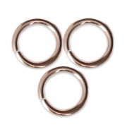 Rose Gold-filled jumprings open 8x1mm x10|raw }}