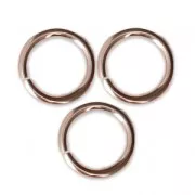 Rose Gold-filled jumprings open 8x1mm x10
