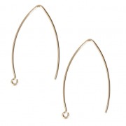 Gold filled earwires 32 mm x2