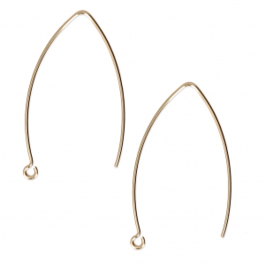 Gold filled earwires 32 mm x2