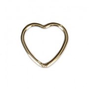 Closed heart-shaped ring 10 mm Gold-Filled x1|raw }}
