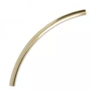 Curved tube 35x2 mm - Gold filled x1