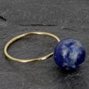 Gold-Filled fine ring for half-drilled bead 6 / 8 and 10 mm - Size 52 x1