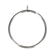 925 Sterling Silver fine ring for half-drilled bead 6 / 8 and 10 mm - Size 49 x1|raw }}