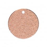 Round sequins with a diamond effect 15 mm Rose Gold Tone x5|raw }}