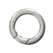 Round clasp Heart 20 mm Antique Silver Plating x1|raw }}