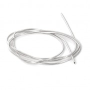 Smooth french wire/purls for embroidery - for embroidery jewels 1 mm Silver Tone