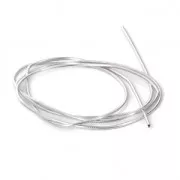 Smooth french wire/purls for embroidery - for embroidery jewels 1 mm Silver Tone