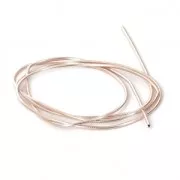 Smooth french wire/purls for embroider - for embroidery jewels 1 mm Rose Gold Tone