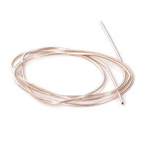 Smooth french wire/purls for embroider - for embroidery jewels 1 mm Rose Gold Tone