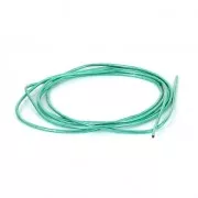 Smooth french wire/purls for embroidery - for embroidery jewels 1 mm Green