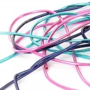 Smooth french wire/purls for embroidery - for embroidery jewels 1 mm Green