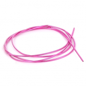 Smooth french wire/purls for embroidery - for embroidery jewels 1 mm Fuchsia