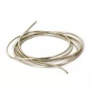 Smooth french wire/purls for embroidery - for embroidery jewels 1 mm Frost