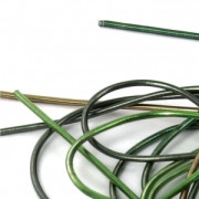 Smooth french wire/purls for embroidery - for embroidery jewels 1 mm Light Green