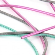 Smooth french wire/purls for embr - for embroidery jewels 1 mm Antique Silver Tone