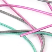 Smooth french wire/purls for embr - for embroidery jewels 1 mm Antique Silver Tone