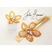 Curly Cannetille for embroidery - Brooches & embroidered jewelry 1 mm - Light Gold x5g