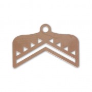 Terminator for bead-weaving designed by Perles & Co 18 mm Rose Gold Tone x1