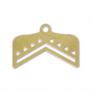 Terminator for bead-weaving designed by Perles & Co 18 mm fine fine Gold plated x1