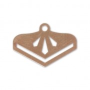 Terminator for bead-weaving designed by Perles & Co 17 mm Rose Gold Tone x1|raw }}