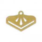 Terminator for bead-weaving designed by Perles & Co 18 mm fine fine Gold plated x1