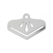 Terminator for bead-weaving designed by Perles & Co 17 mm Silver Tone x1