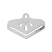 Terminator for bead-weaving designed by Perles & Co 17 mm Silver Tone x1