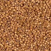 Miyuki Delica Duracoat 11/0 DB1833F - Galvanized Yellow Gold Mat x8g