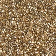 Miyuki Delica 10/0 DBM0034 - 24kt Gold Light Plated x5g