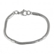 Stainless steel serpentine bracelet 17.5 cm x1|raw }}