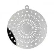 Stainless Steel Openwork Sun Pendant 55 mm x1