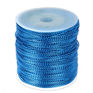 polyester thread 1 mm Metallic Blue x 100 m