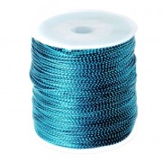 polyester thread 1 mm Metallic Turquoise x 100 m|raw }}